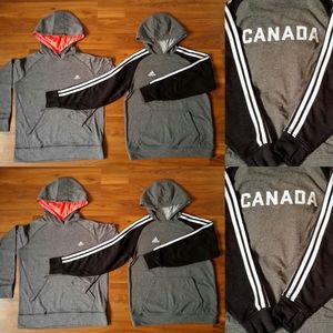 Adidas hooded sweaters